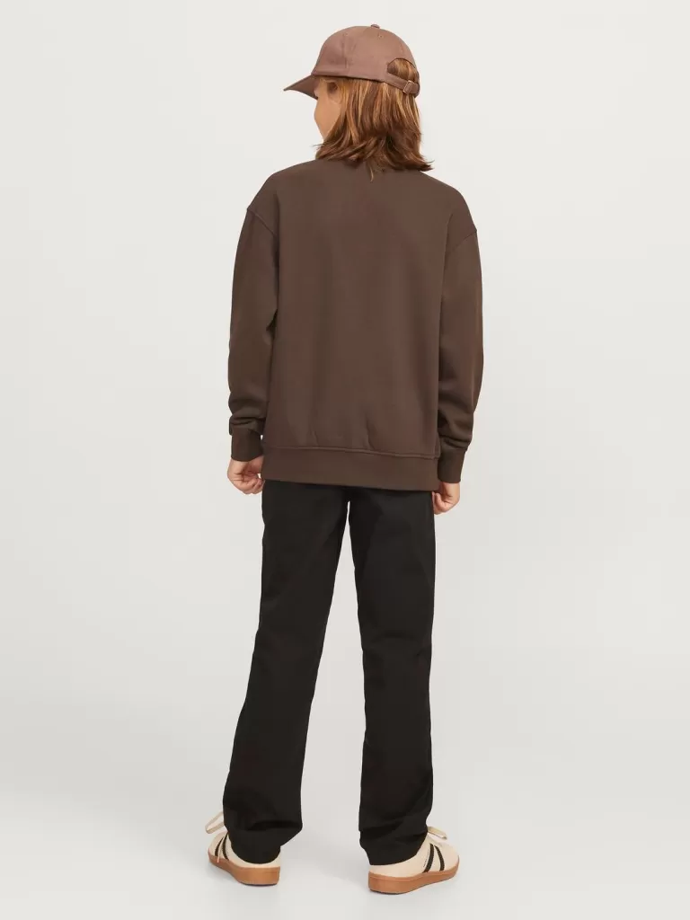 JACK & JONES Bestsellery | Bluzy^Nadruk Bluza zapinana na zamek Junior Brązowy