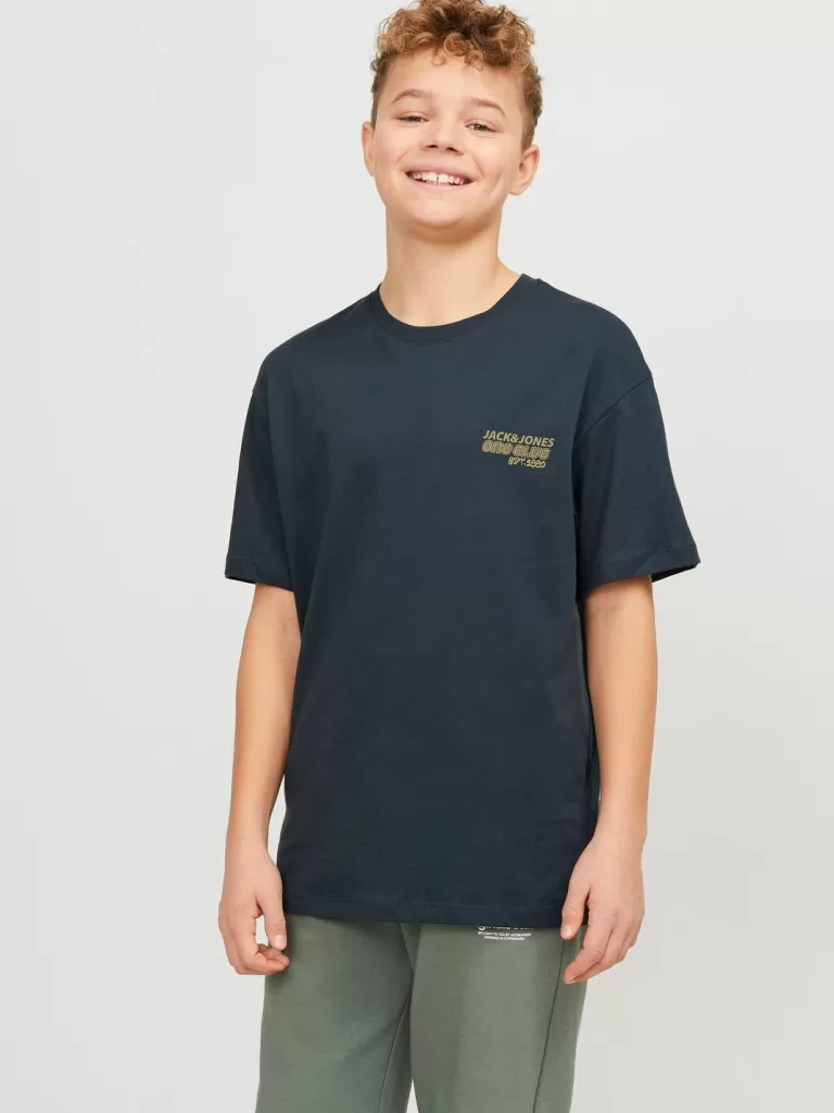 JACK & JONES Koszulki | Wyprzedaż^Nadruk T-shirt Junior Zielony