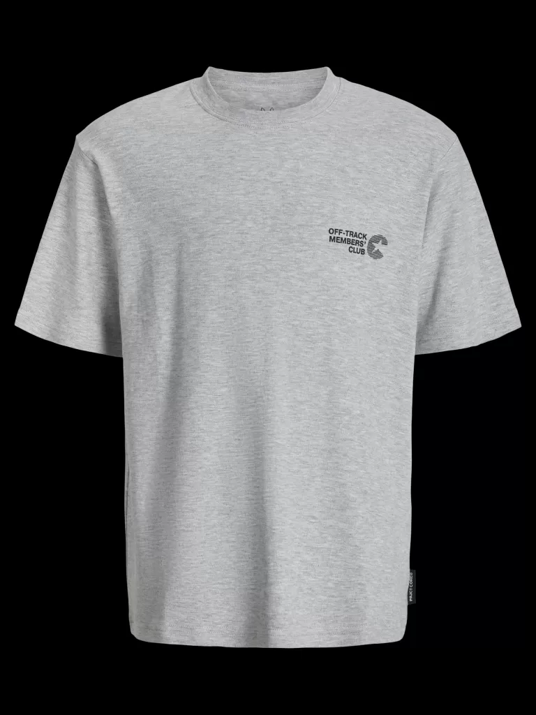 JACK & JONES Koszulki^Nadruk T-shirt Junior Szary