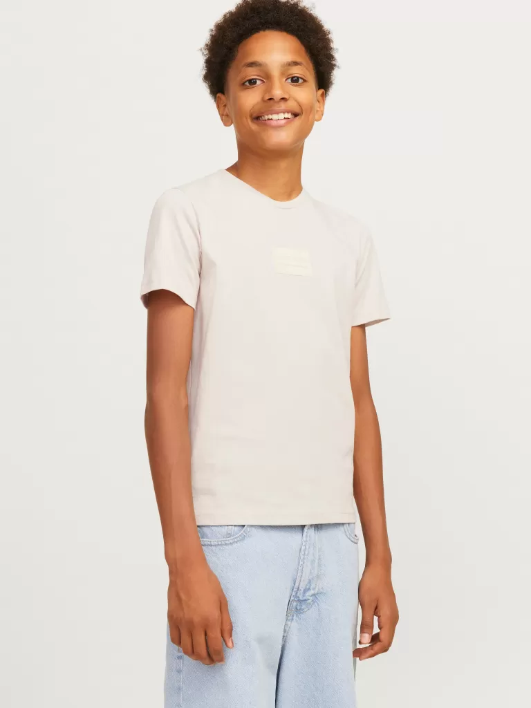 JACK & JONES Koszulki^Nadruk T-shirt Junior Szary
