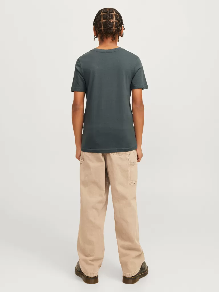 JACK & JONES Koszulki^Nadruk T-shirt Junior Zielony