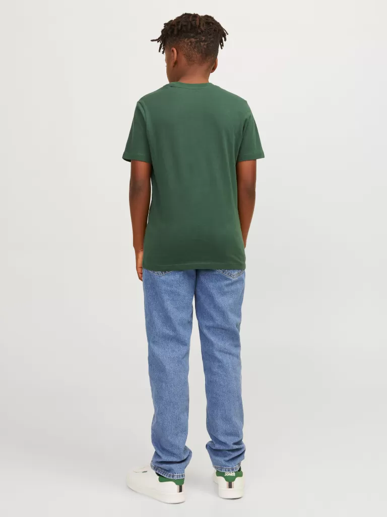 JACK & JONES Koszulki^Nadruk T-shirt Junior Zielony