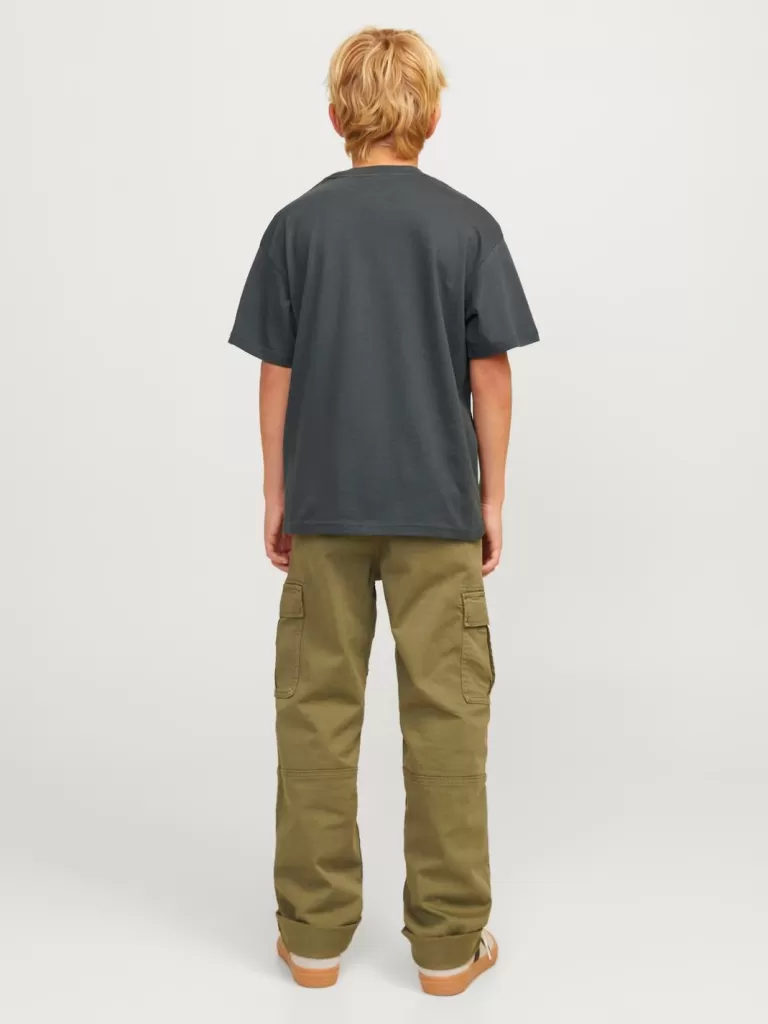 JACK & JONES Koszulki^Nadruk T-shirt Junior Szary
