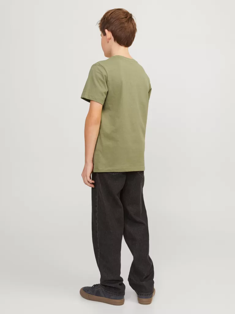 JACK & JONES Koszulki | Wyprzedaż^Nadruk T-shirt Junior Zielony