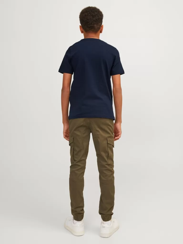 JACK & JONES Koszulki | Wyprzedaż^Nadruk T-shirt Junior Niebieski