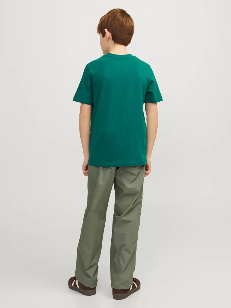 JACK & JONES Koszulki | Wyprzedaż^Nadruk T-shirt Junior Zielony