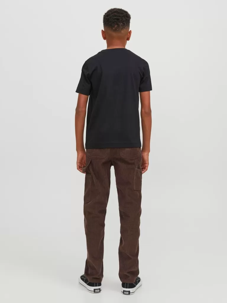 JACK & JONES Koszulki | Wyprzedaż^Nadruk T-shirt Junior Czarny