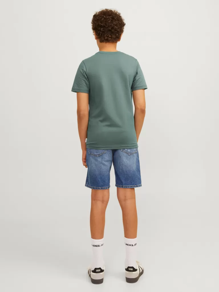 JACK & JONES Koszulki | Wyprzedaż^Nadruk T-shirt Junior Zielony