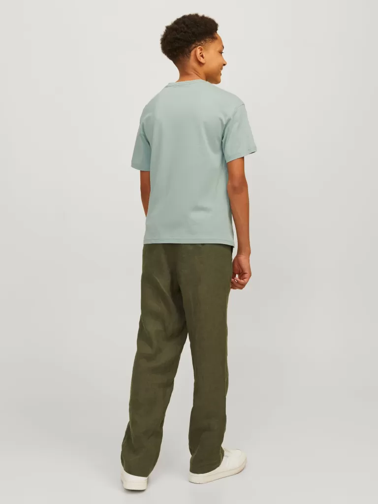 JACK & JONES Koszulki | Wyprzedaż^Nadruk T-shirt Junior Niebieski