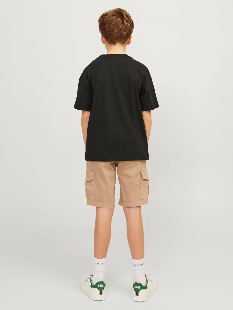 JACK & JONES Koszulki | Wyprzedaż^Nadruk T-shirt Junior Czarny