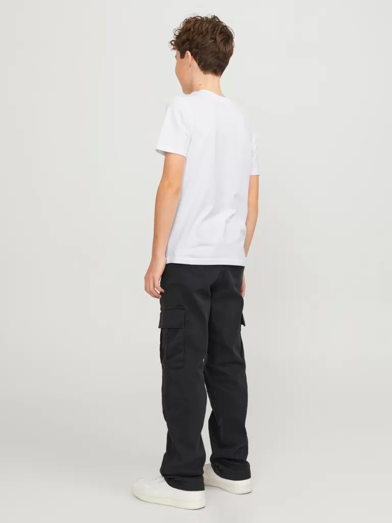 JACK & JONES Koszulki | Wyprzedaż^Nadruk T-shirt Junior Biały