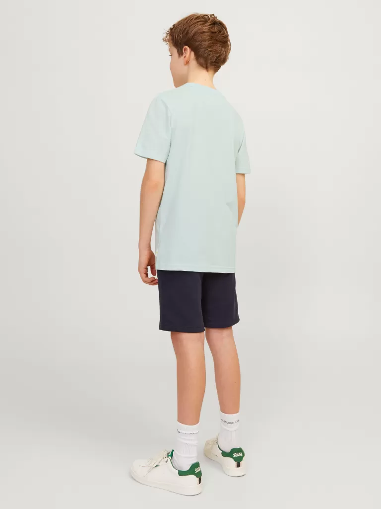 JACK & JONES Koszulki | Wyprzedaż^Nadruk T-shirt Junior Niebieski
