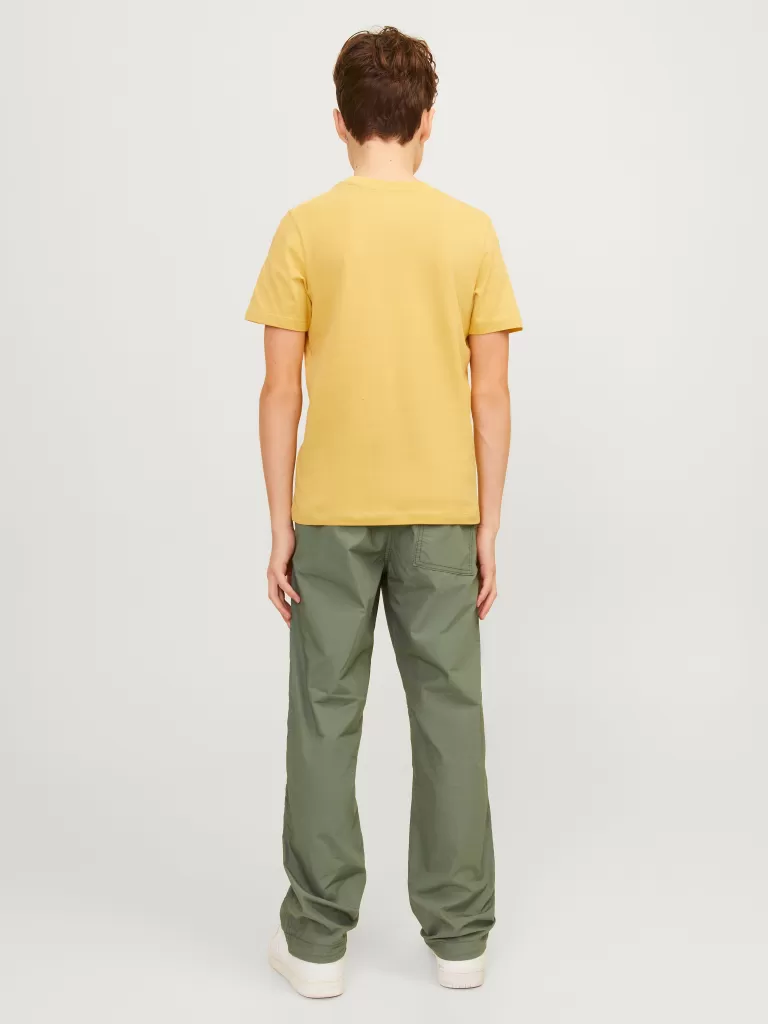 JACK & JONES Koszulki | Wyprzedaż^Nadruk T-shirt Junior Żółty