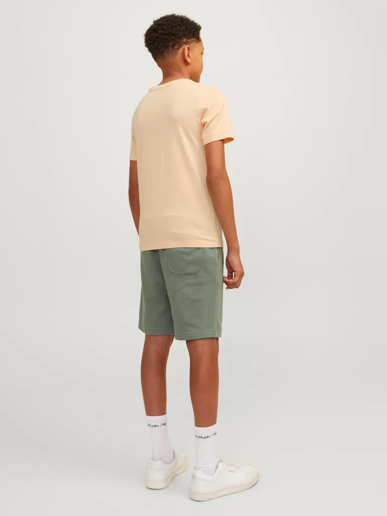 JACK & JONES Koszulki | Wyprzedaż^Nadruk T-shirt Junior Pomarańczowy
