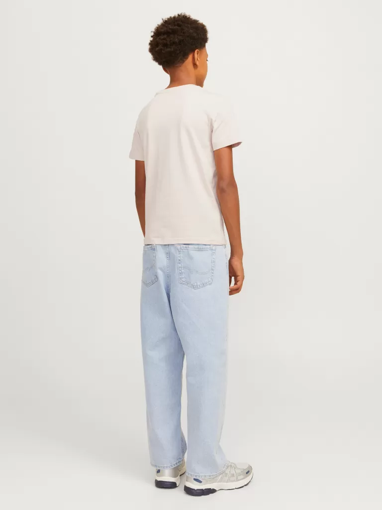 JACK & JONES Koszulki^Nadruk T-shirt Junior Szary