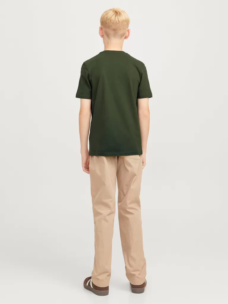 JACK & JONES Koszulki^Nadruk T-shirt Junior Zielony