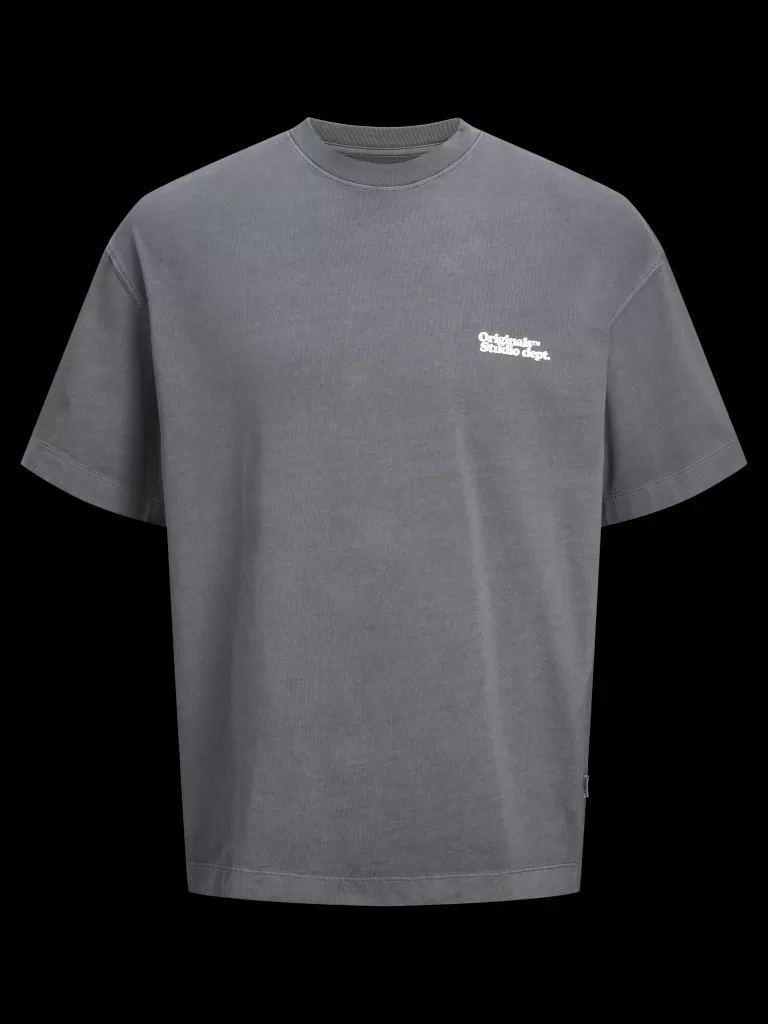 JACK & JONES Koszulki^Nadruk T-shirt Mini Szary