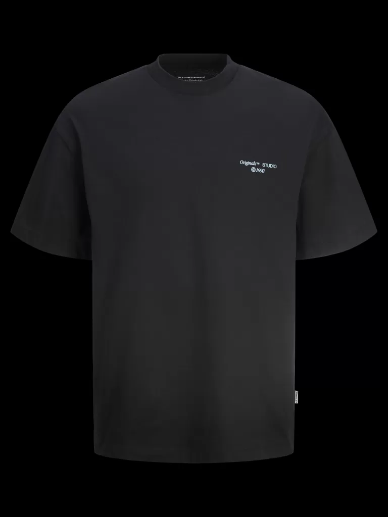 JACK & JONES Koszulki^Nadruk T-shirt Mini Czarny