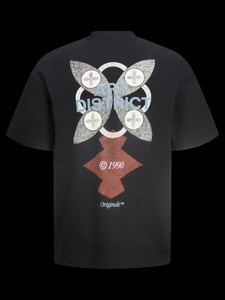 JACK & JONES Koszulki^Nadruk T-shirt Mini Czarny