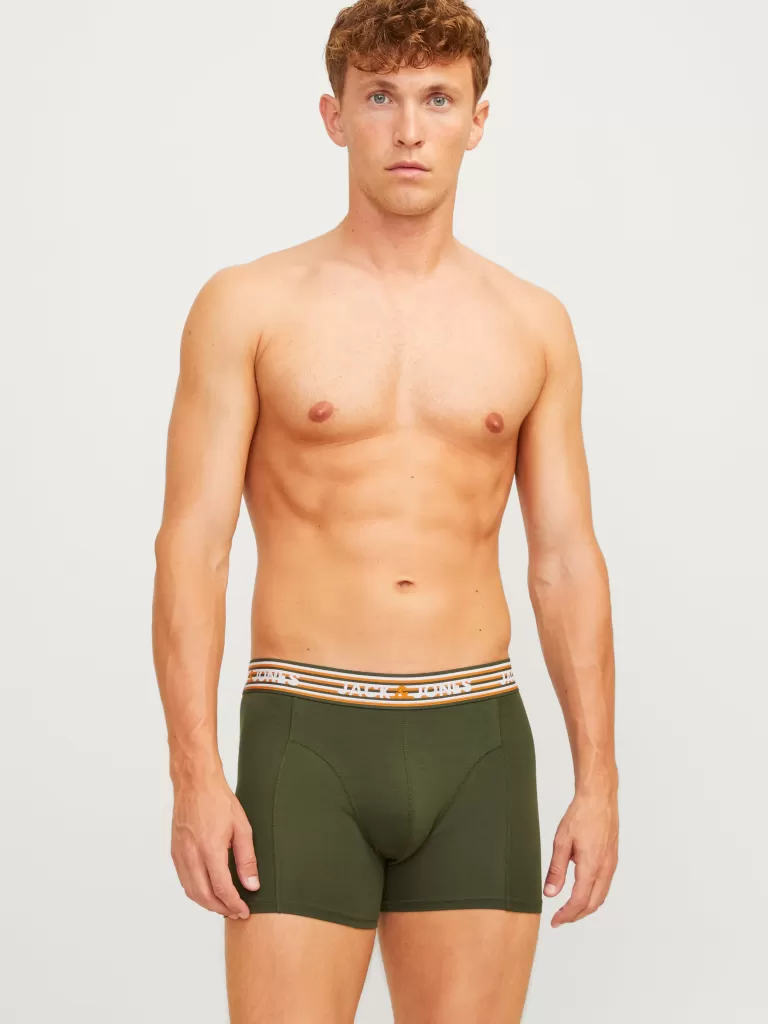 JACK & JONES Bielizna | Wielopaki^3-pak Bokserki Zielony