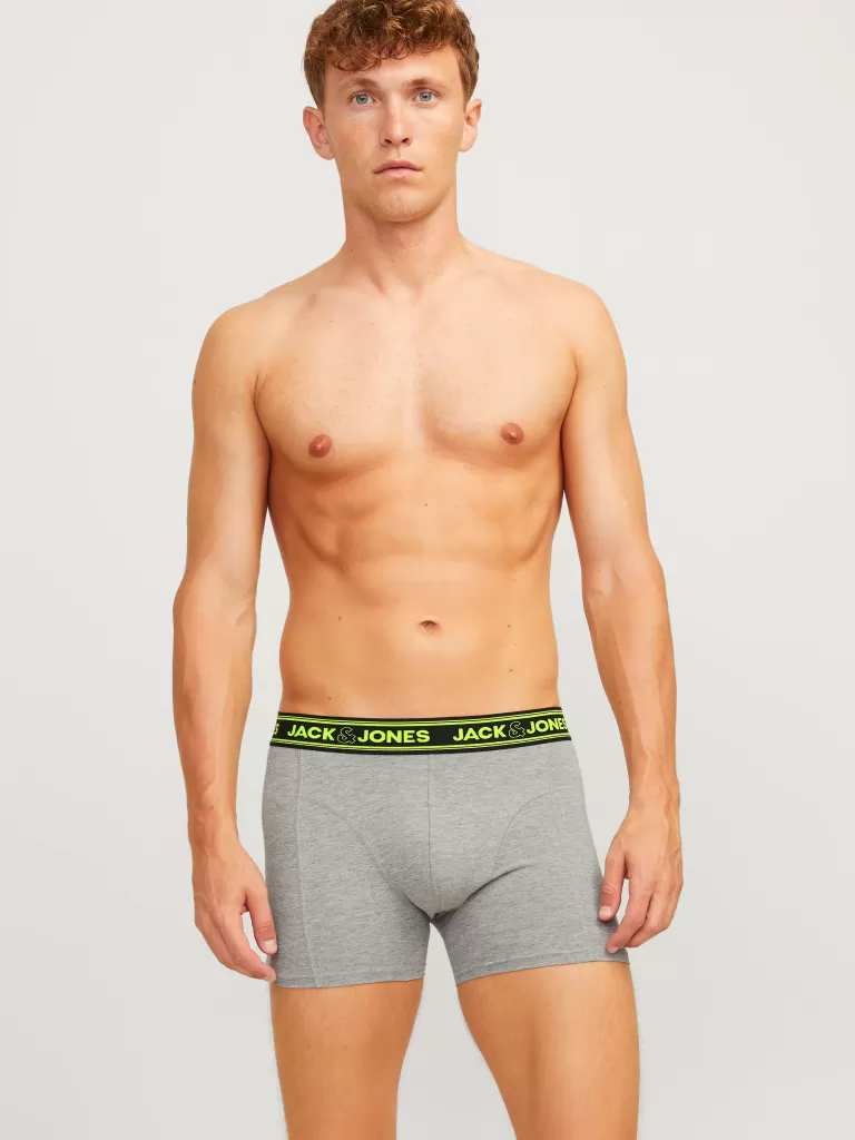 JACK & JONES Bielizna | Wielopaki^3-pak Bokserki Szary