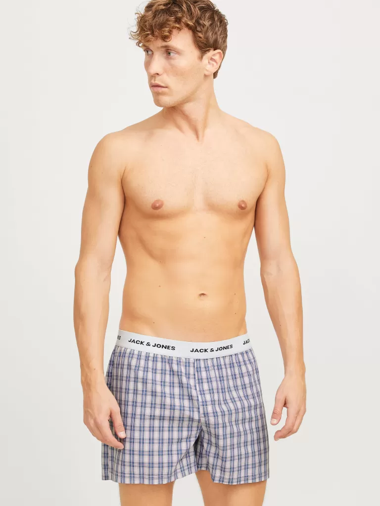 JACK & JONES Bielizna^3-pak Bokserki Biały