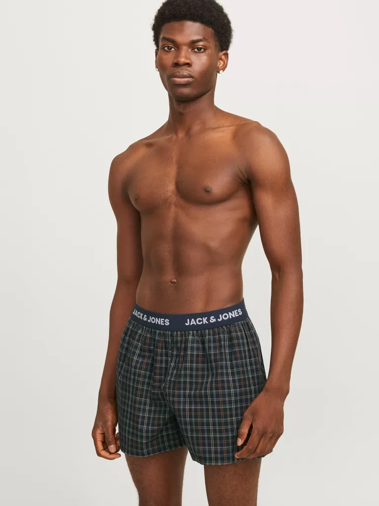 JACK & JONES Bielizna^3-pak Bokserki Czarny