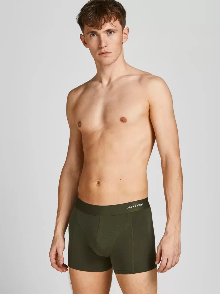JACK & JONES Bielizna | Wielopaki^3-pak Bokserki Zielony