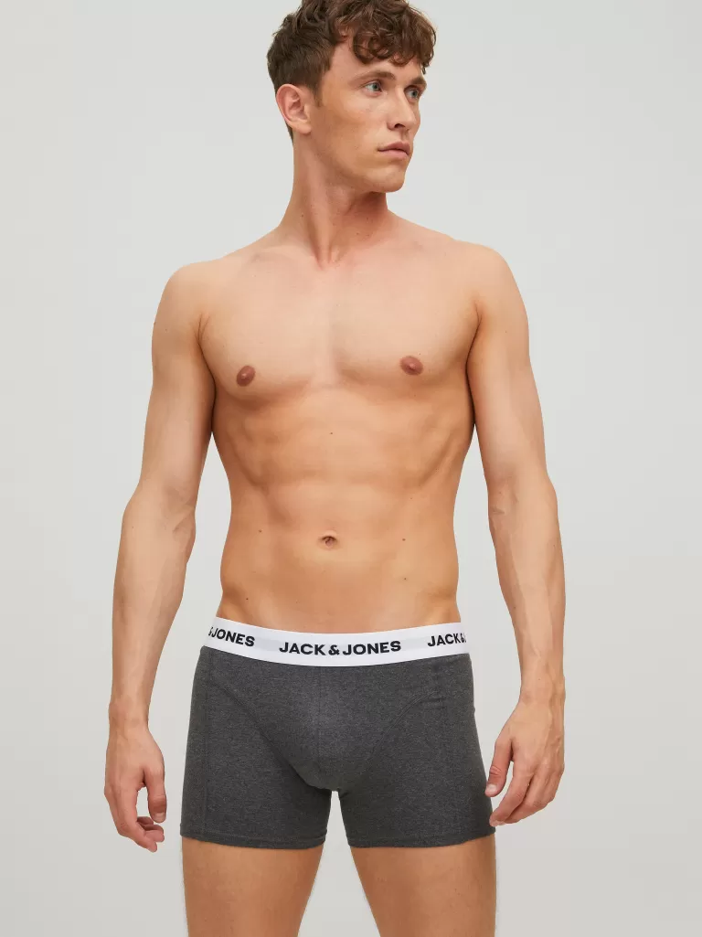 JACK & JONES Bielizna | Wielopaki^5-pak Bokserki Szary