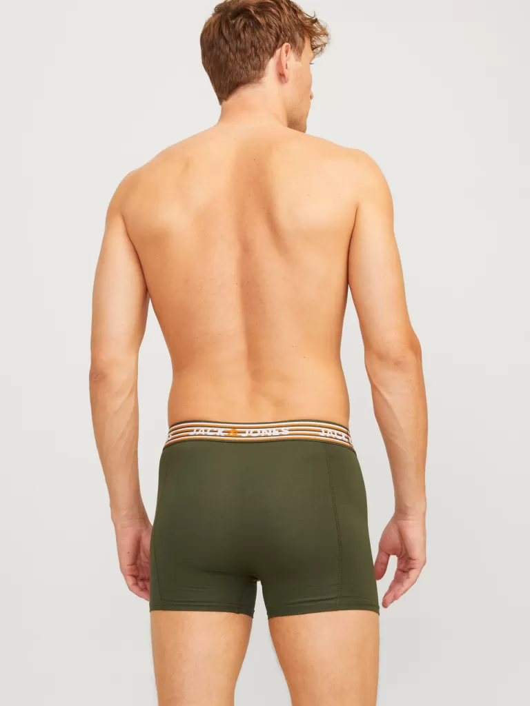 JACK & JONES Bielizna | Wielopaki^3-pak Bokserki Zielony