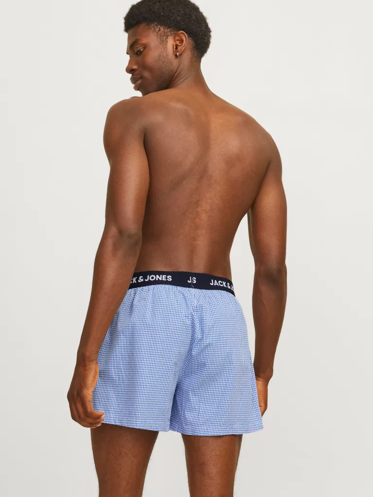 JACK & JONES Bielizna^3-pak Bokserki Niebieski
