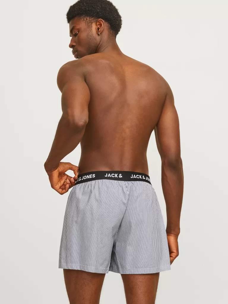 JACK & JONES Bielizna^3-pak Bokserki Czarny