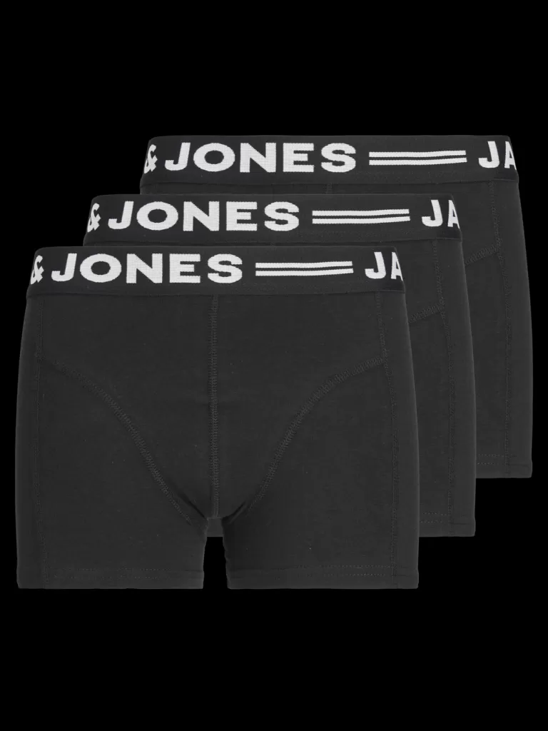 JACK & JONES Akcesoria^3-pak Bokserki Junior Czarny