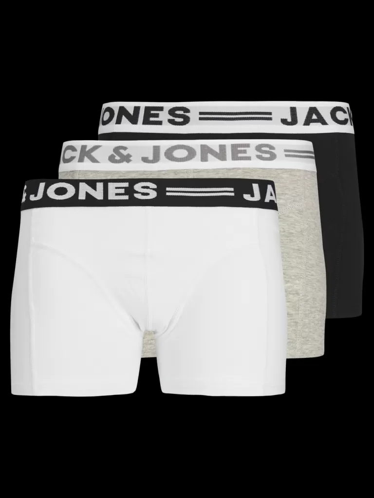 JACK & JONES Akcesoria^3-pak Bokserki Junior Biały