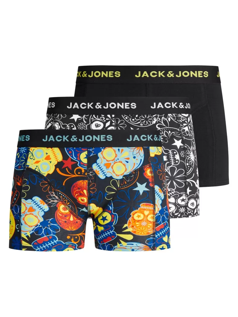 JACK & JONES Akcesoria^3-pak Bokserki Junior Czarny
