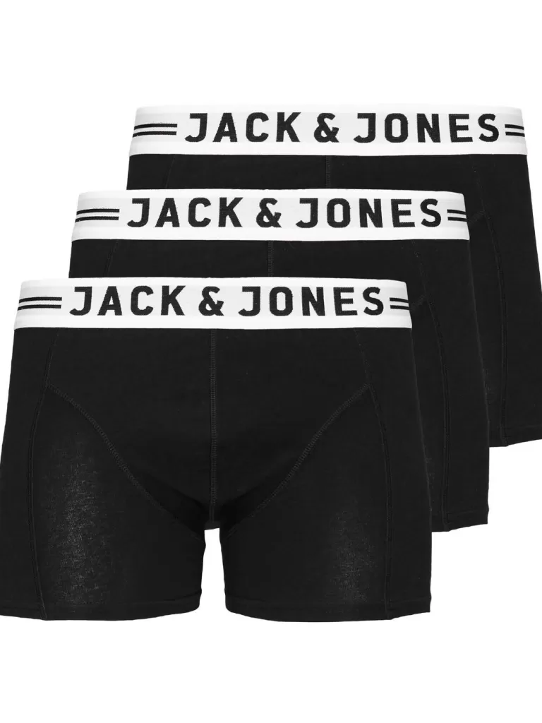 JACK & JONES Akcesoria^3-pak Bokserki Junior Czarny
