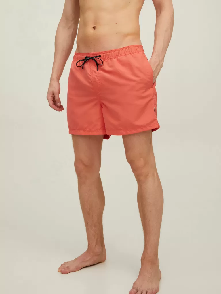 JACK & JONES Krótkie Spodenki^2-pak Krój regularny Szorty dlo pływania Róży