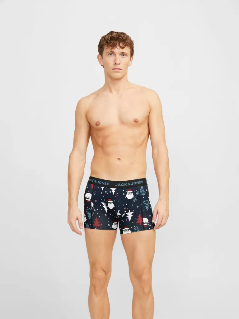 JACK & JONES Bielizna^2-pak Pudełko prezentowe na bieliznę Niebieski