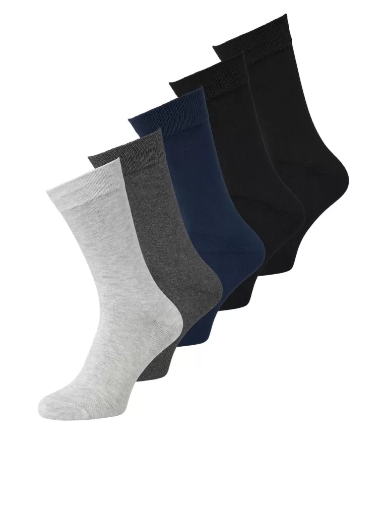 JACK & JONES Wielopaki^5-pak Skarpeta Czarny