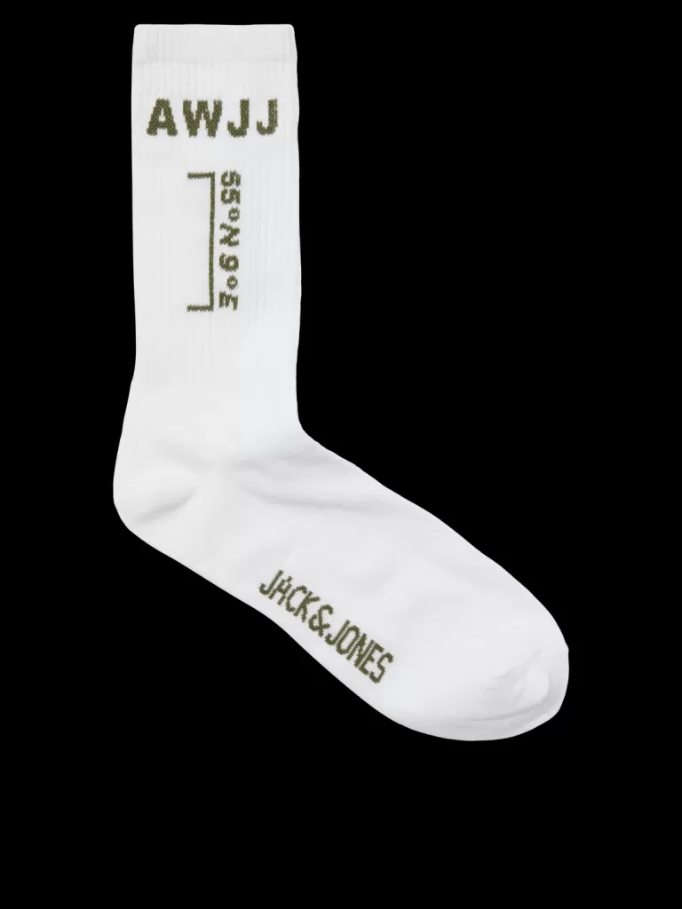 JACK & JONES Wielopaki^5-pak Skarpety tenisowe Szary