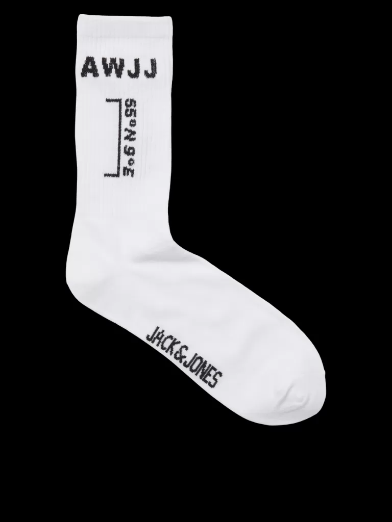 JACK & JONES Wielopaki^5-pak Skarpety tenisowe Szary