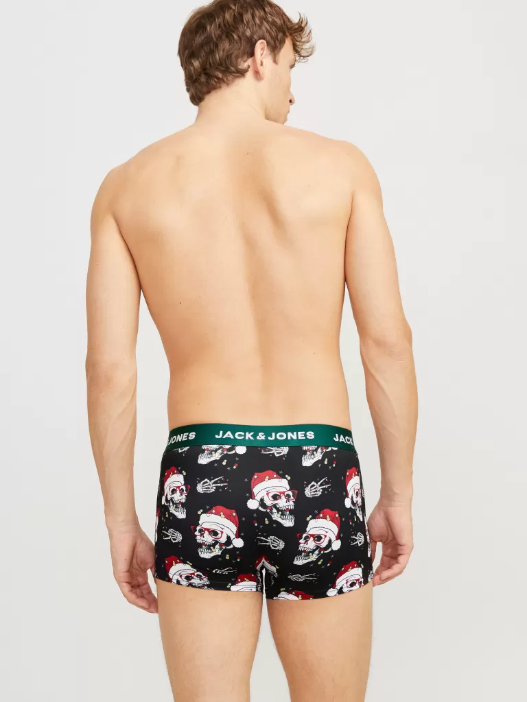 JACK & JONES Bielizna | Wielopaki^3-pak x-mas Bokserki Czarny