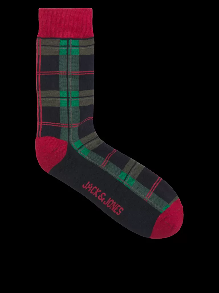 JACK & JONES Wielopaki^5-pak x-mas Skarpety tenisowe Fioletowy