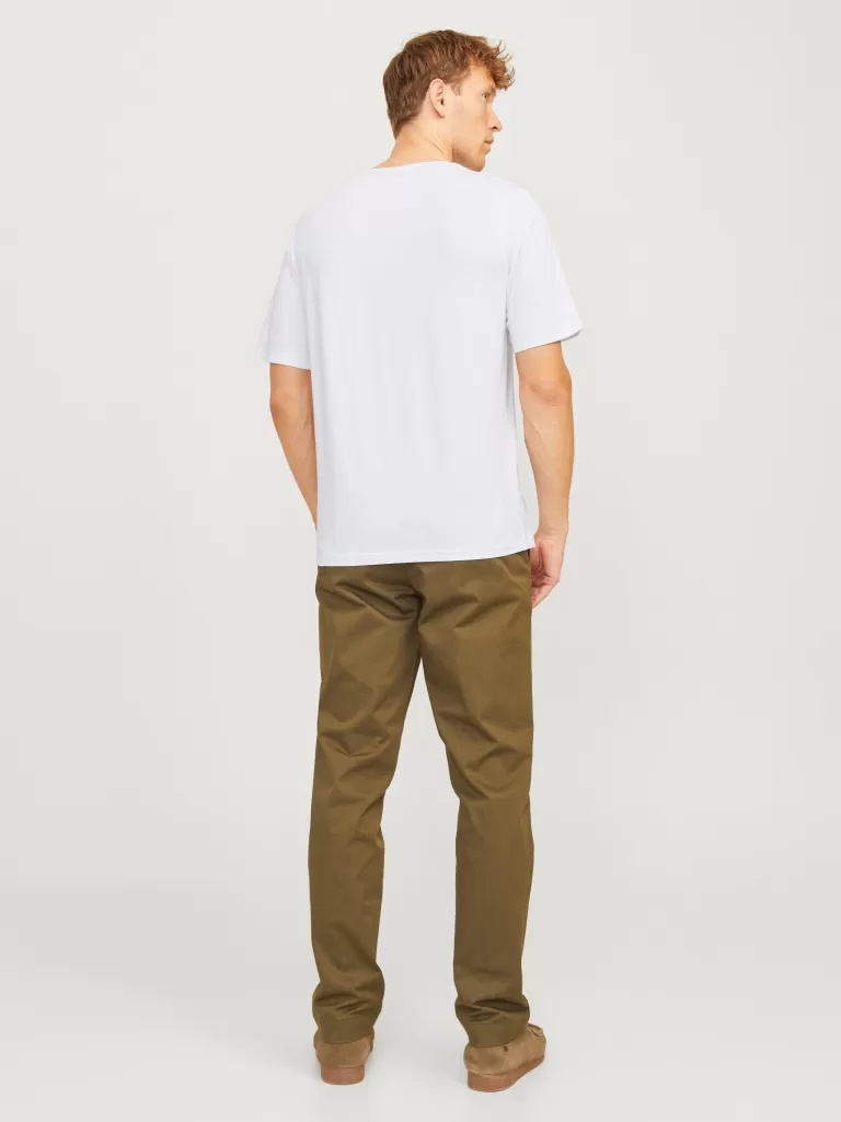 JACK & JONES Koszulki | Wielopaki^3-pak Z logo Okrągły dekolt T-shirt Niebieski