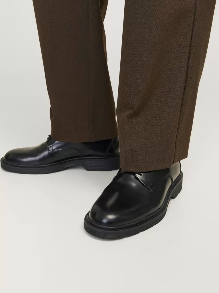 JACK & JONES Eleganckie Obuwie^Pantofle Czarny