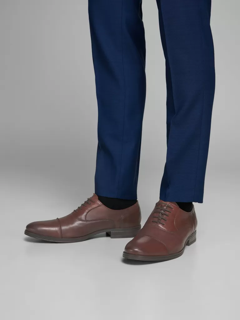 JACK & JONES Eleganckie Obuwie^Pantofle Brązowy