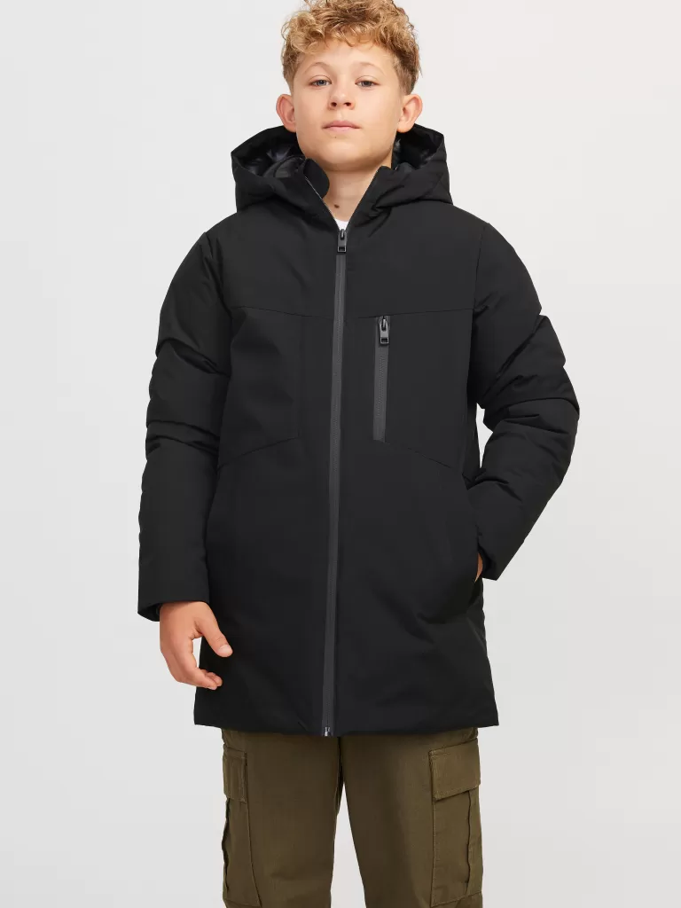 JACK & JONES Kurtki^Parka Junior Czarny