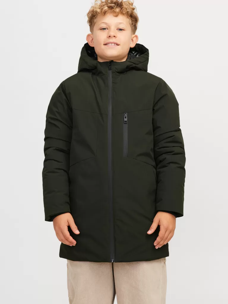 JACK & JONES Kurtki^Parka Junior Zielony