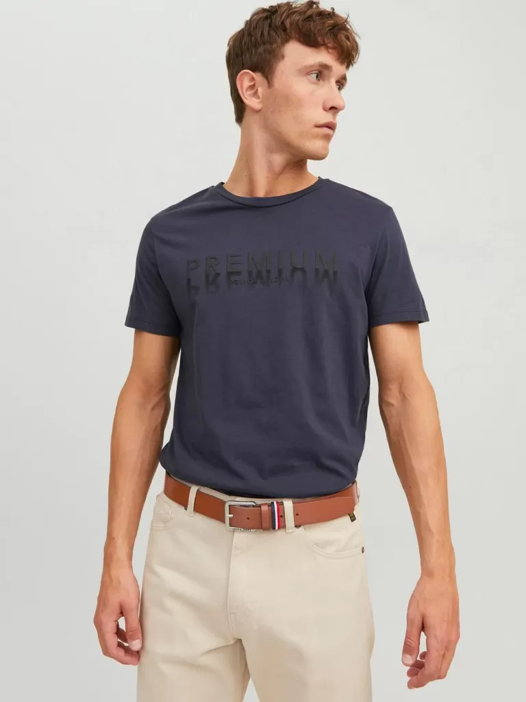 JACK & JONES Paski^Pasek Brązowy