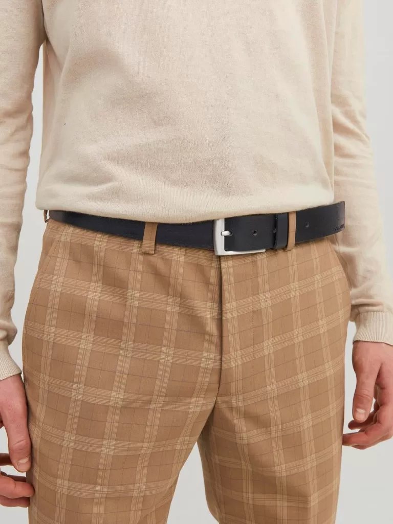 JACK & JONES Paski^Pasek Czarny